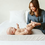 GROW WITH YOU FOOTIE | SANDSTONE — Bamboo Organic Cotton Blend