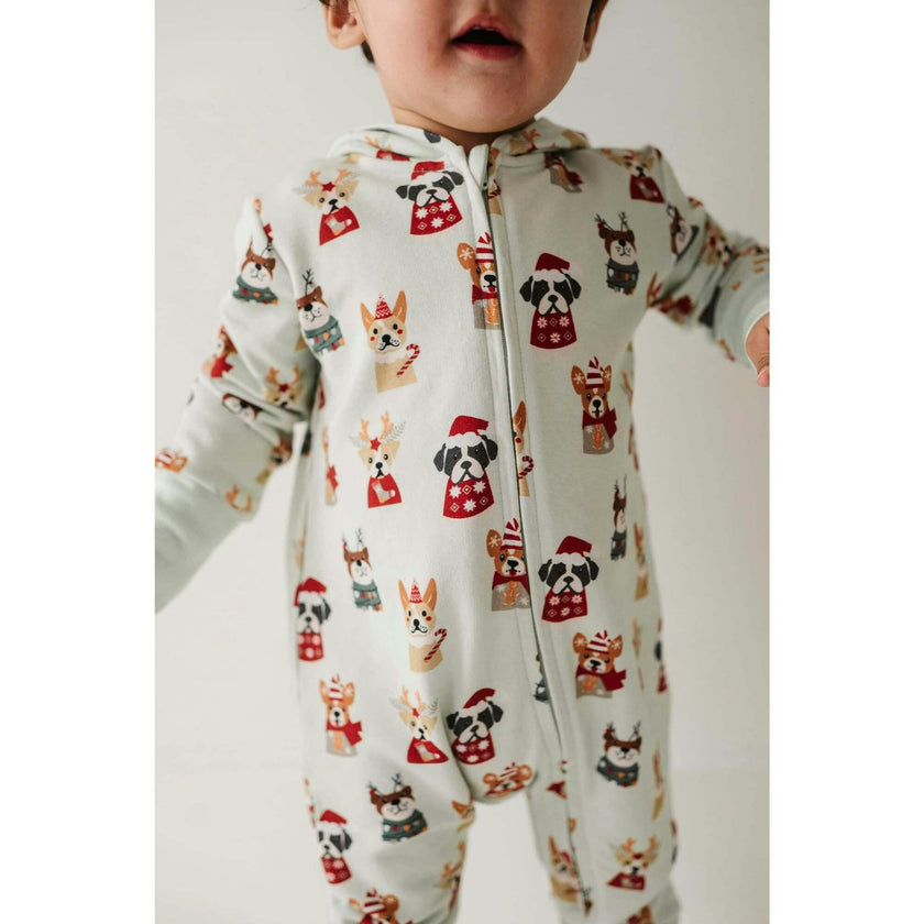 Baby Boy Terry Zip Romper