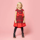 Florence Plaid Tartan Girls Party Dress