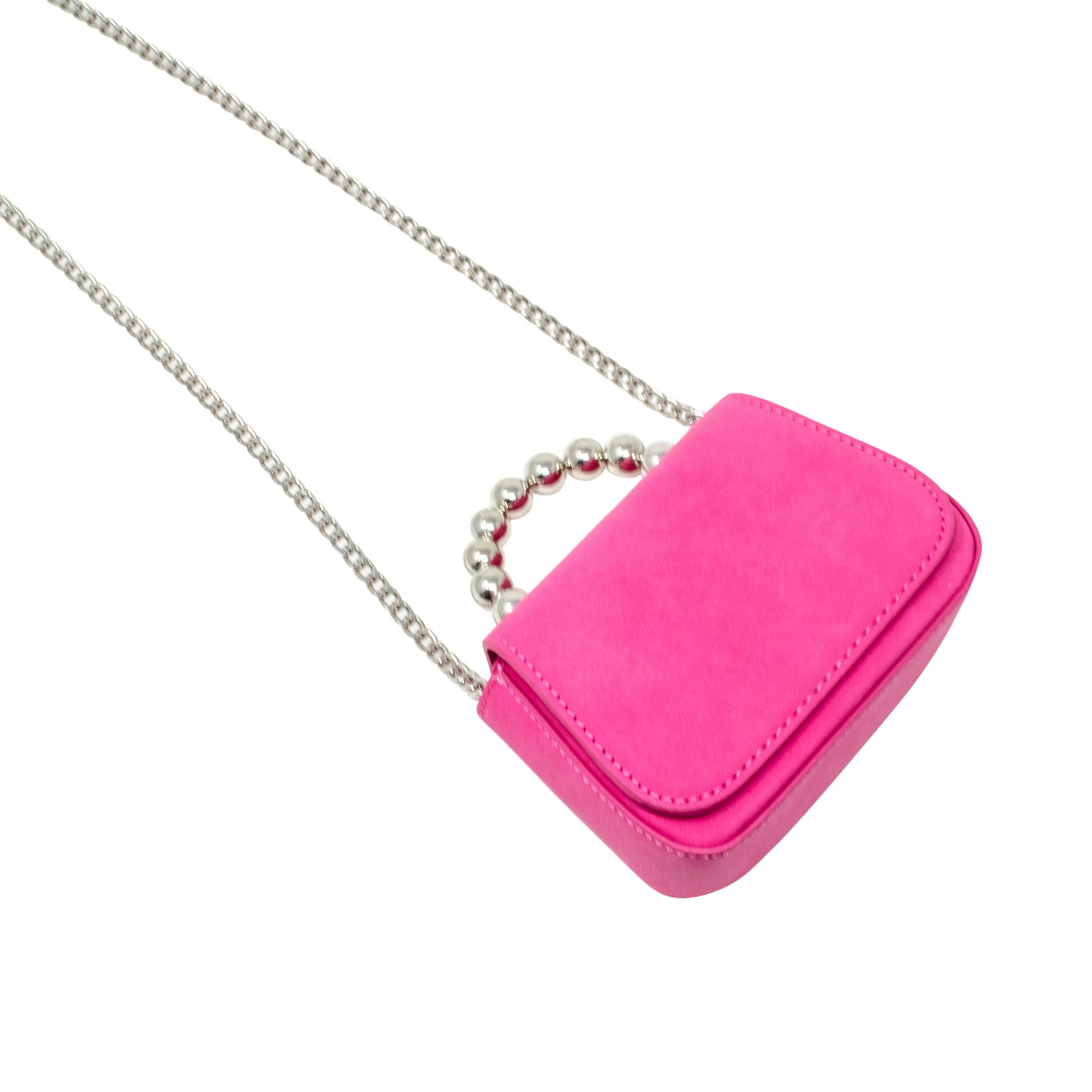 Tiny Metal Pearl Handle Handbag