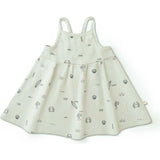 Organic Tie Back Strap Dress