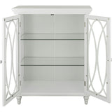 Florence 2 Door Wooden Floor Cabinet with Adjustable Shelves