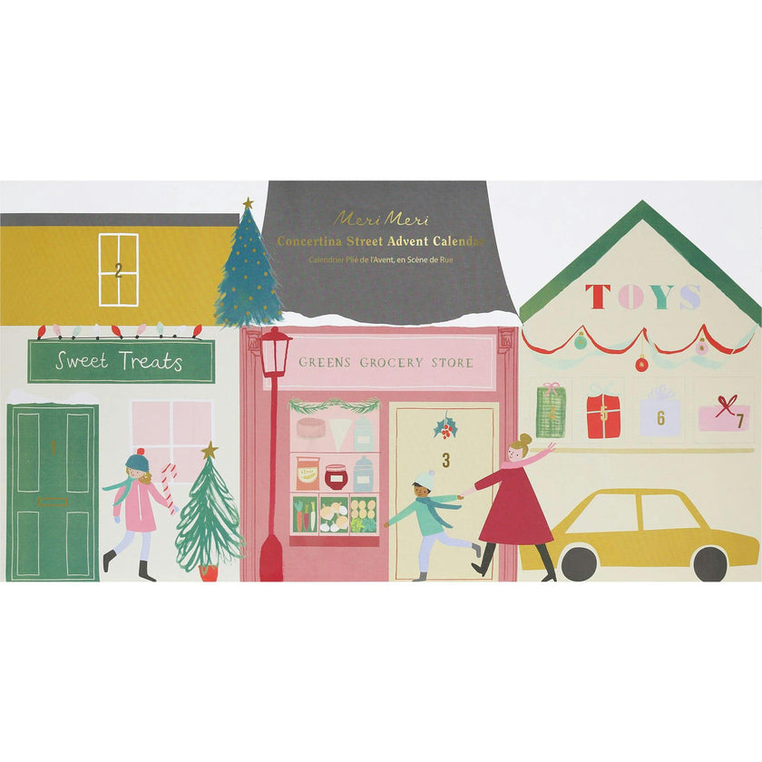 Christmas Street Concertina Advent Calendar