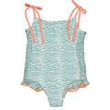 Stripes Smocked Swimsuit, Prints