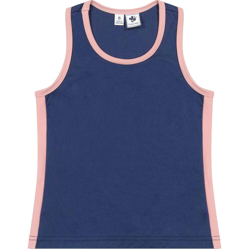 Venus Racerback Tank, Navy Pink Dri Fit