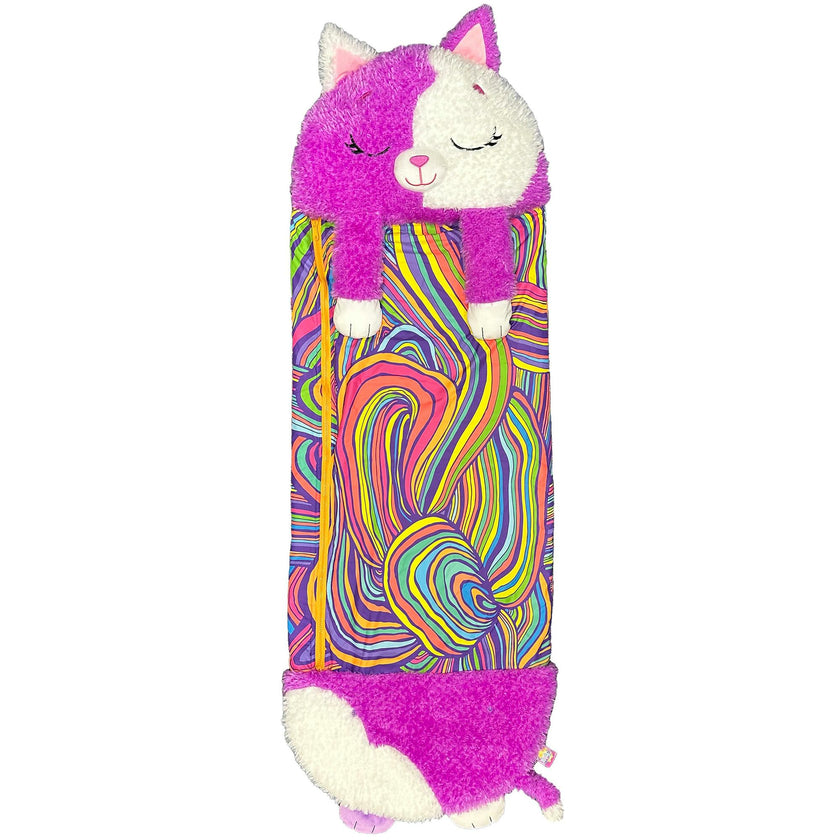 Happy Nappers: S4 Lg - Purple & White Cat