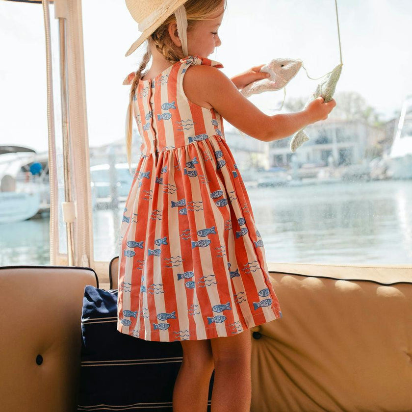 Piper Dress in Fiori di Mare