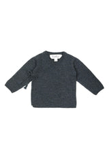 Cashmere Wrap Cardigan | Dark Gray Melange