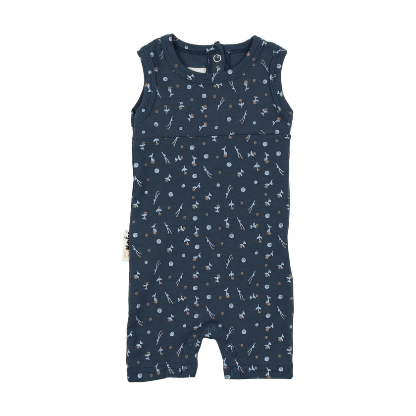 Berry Floral Footie