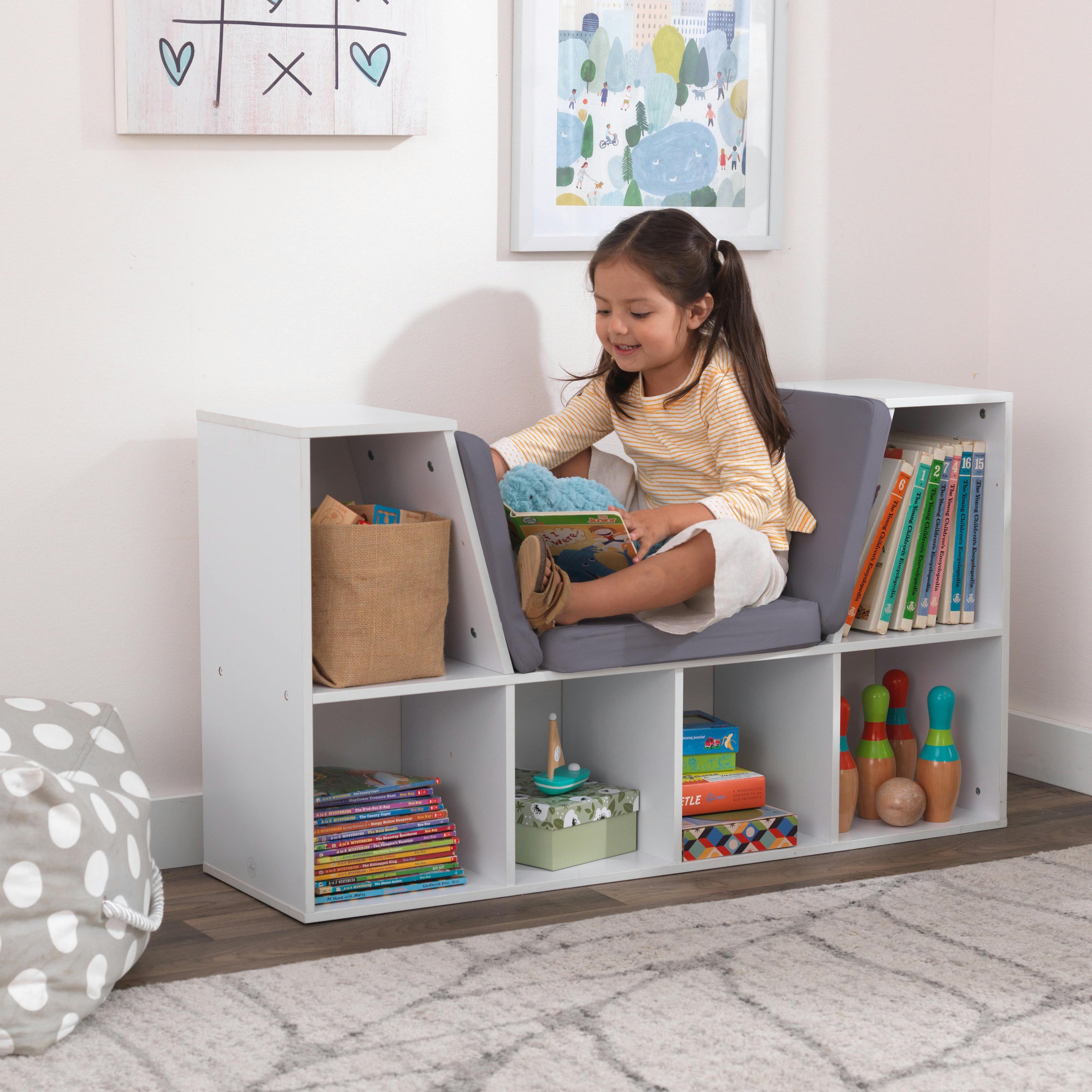 Bookcase with Reading Nook