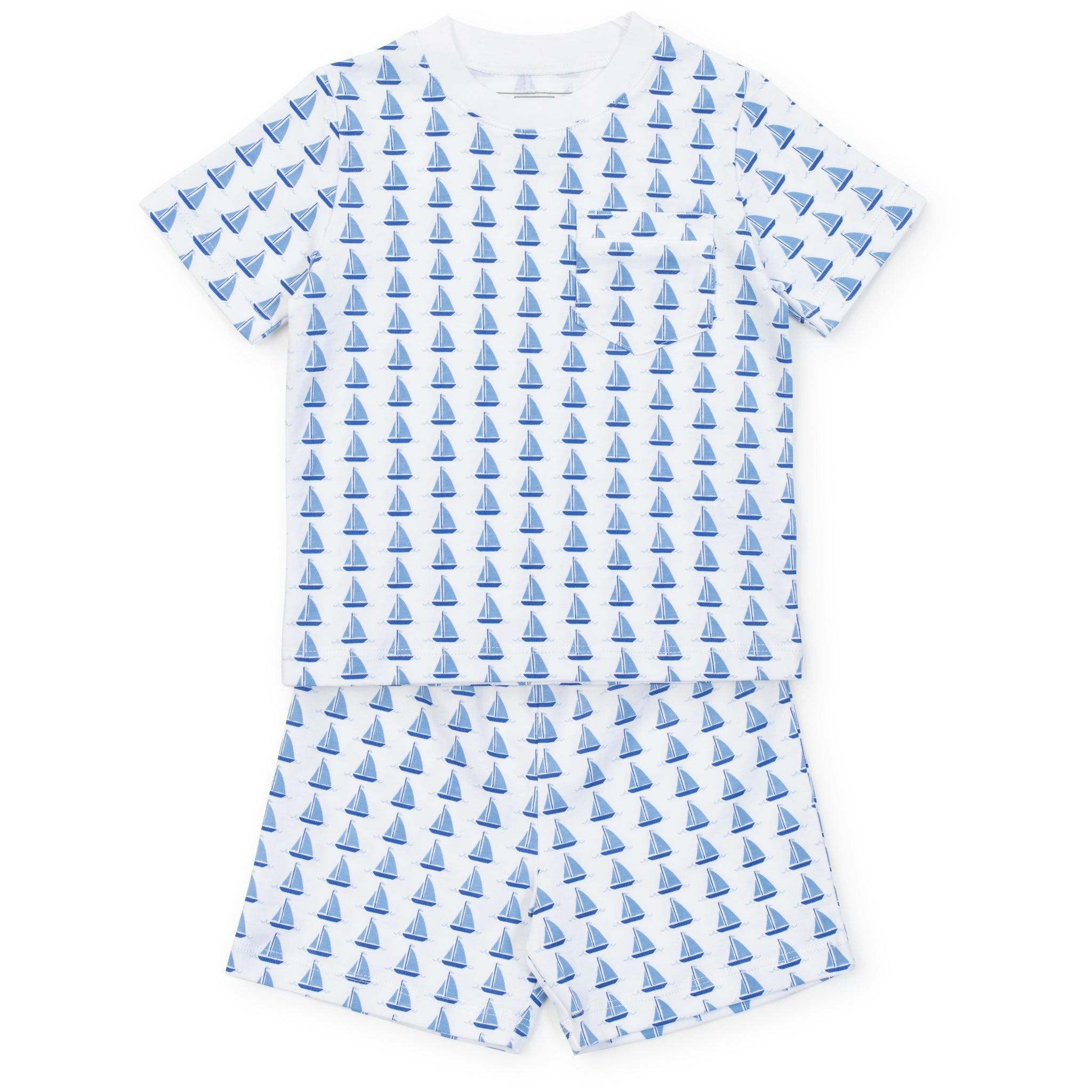 Charles Boys' Short Set - Sailing Away