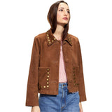 Studded Suede Jacket