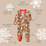 SCOUT Sleep & Play Baby Boys Pajamas