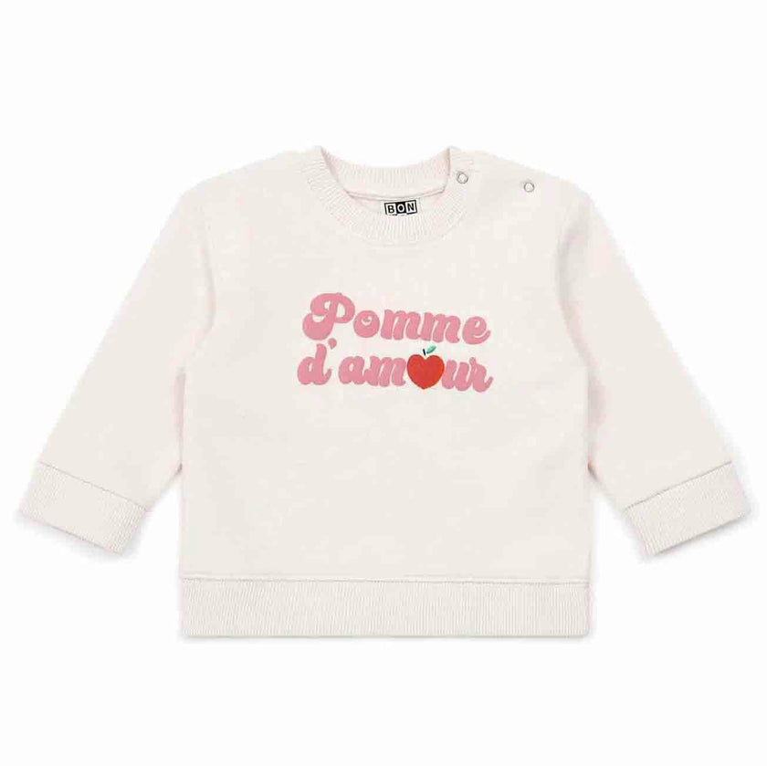 BONTON Pomme D'Amour Baby Sweatshirt