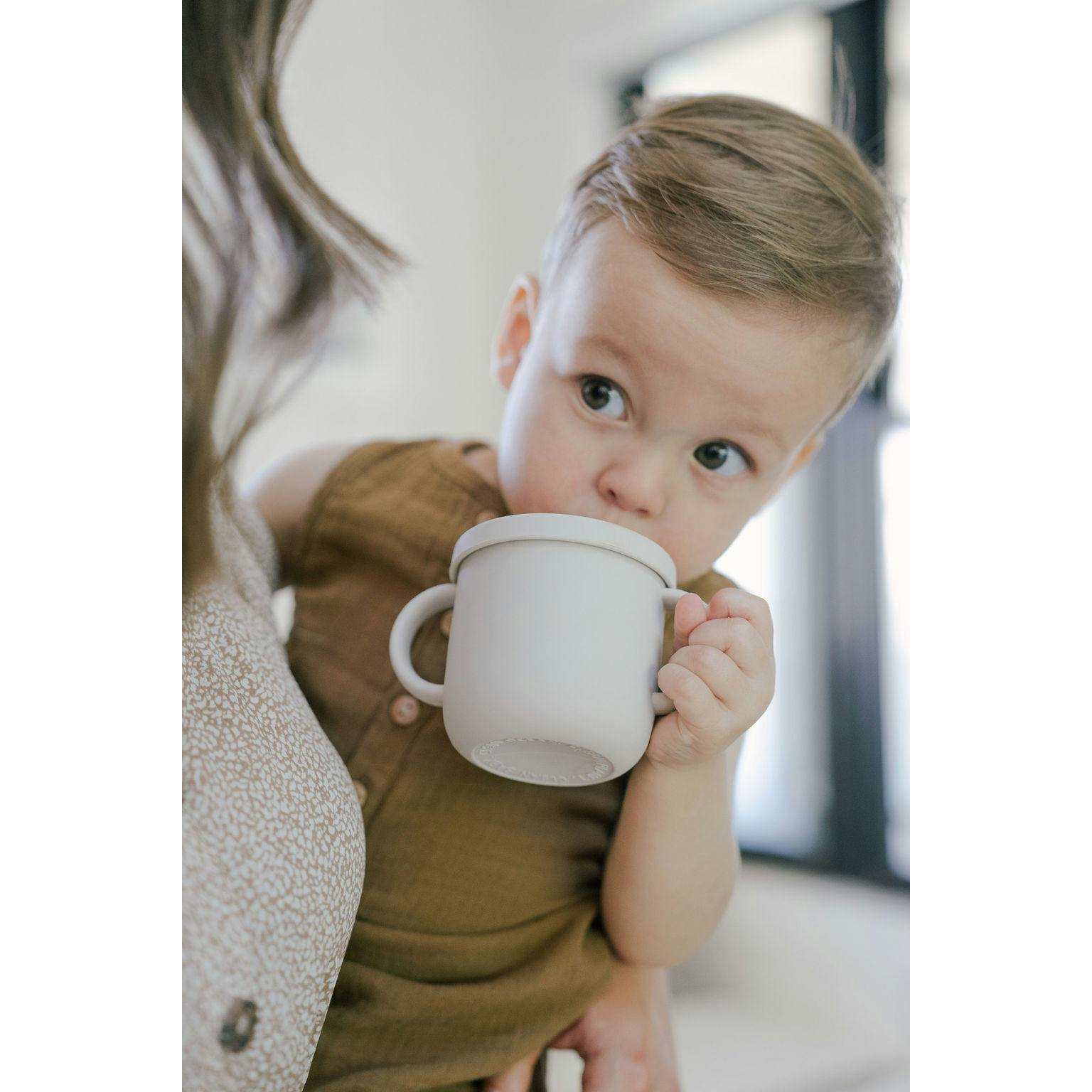 Silicone Sippy & Snack Cup With Lid