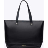 Vegan Leather Work Tote Bag with Removable Insulated Pouch