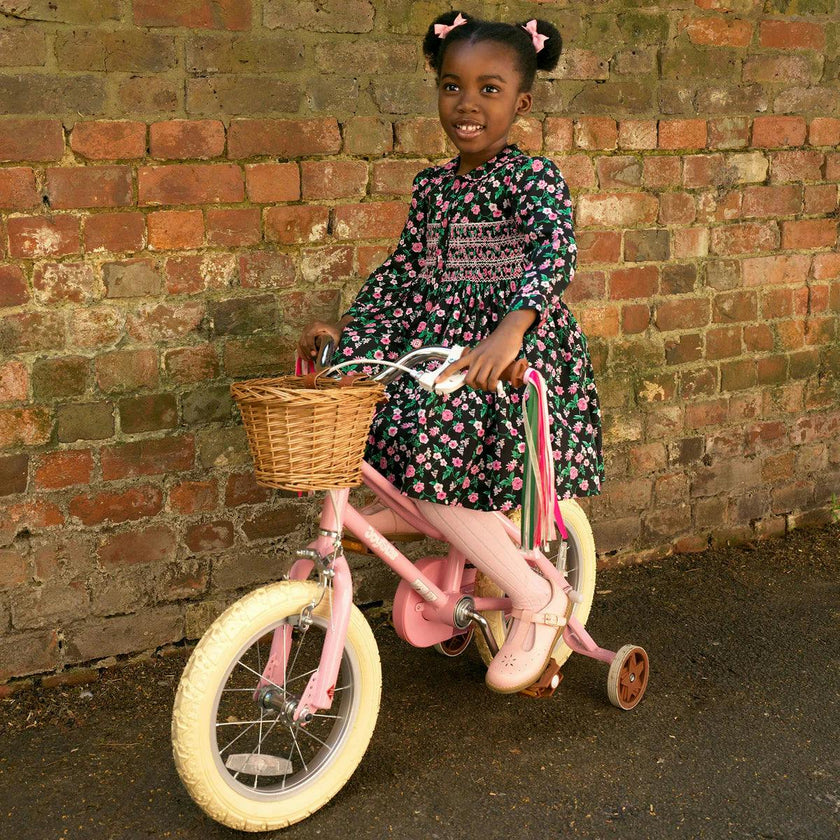 Floral Smocked Button Front Dress