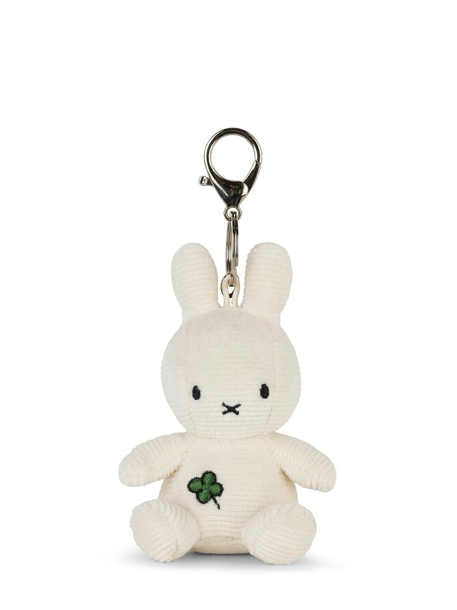 Miffy Four Leaf Clover Keychain Offwhite - 4