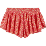 Girls Athletic Short | Orange Floral