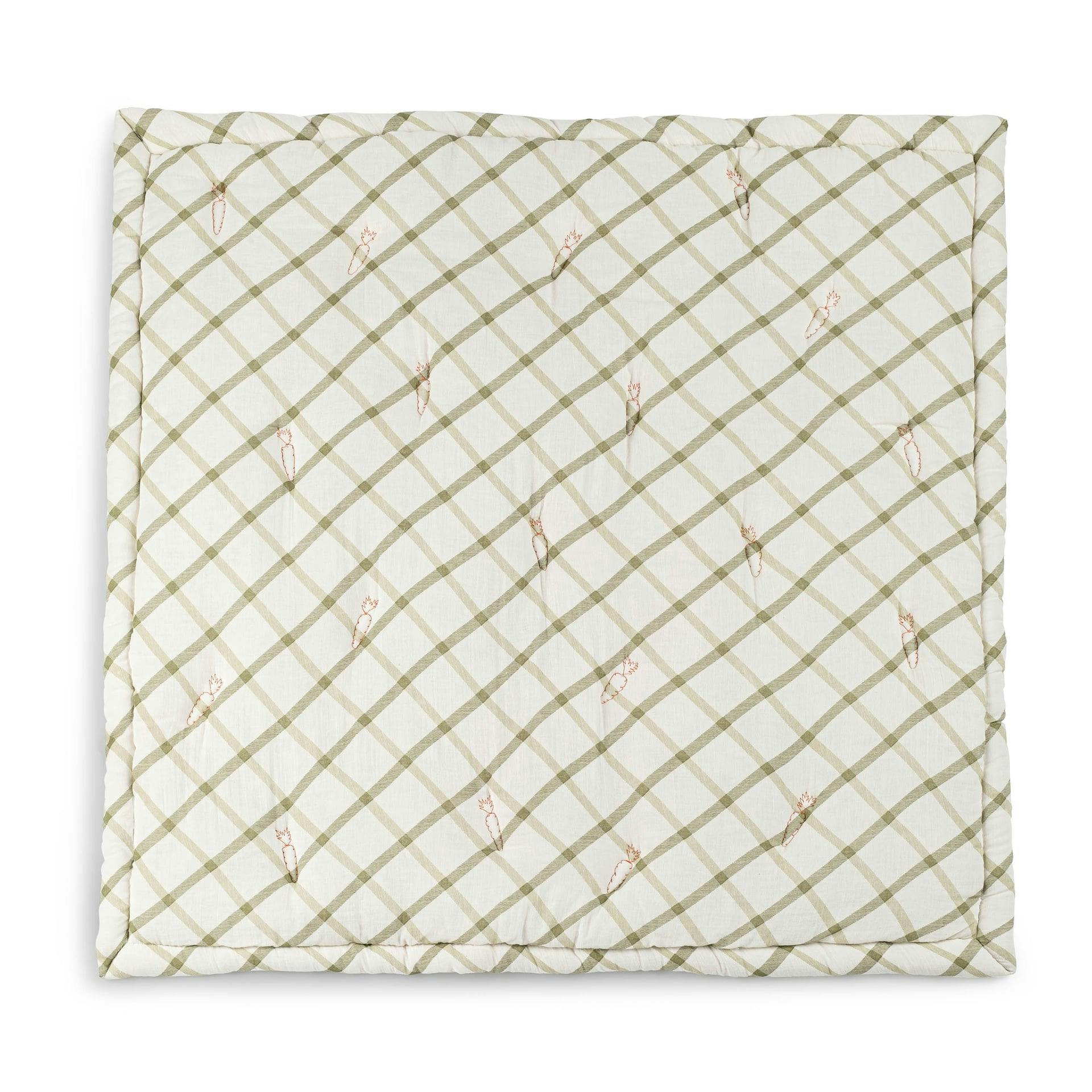Clementine Fruits & Veggies Cotton Quilted Blanket