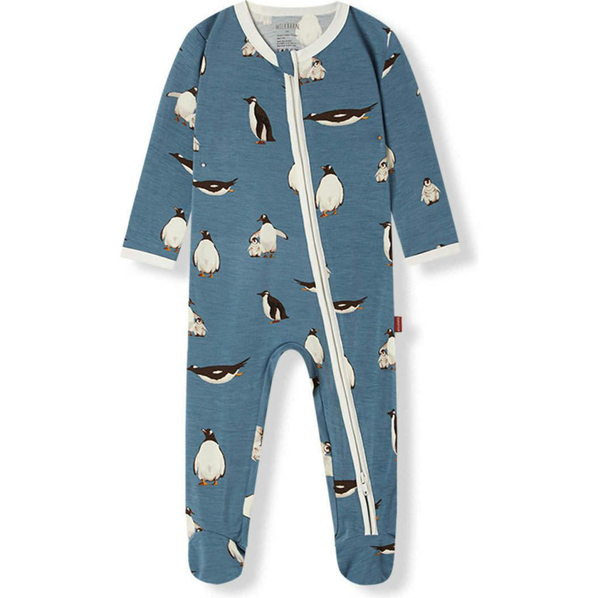 Luxe Stretch Zipper Footed Romper
