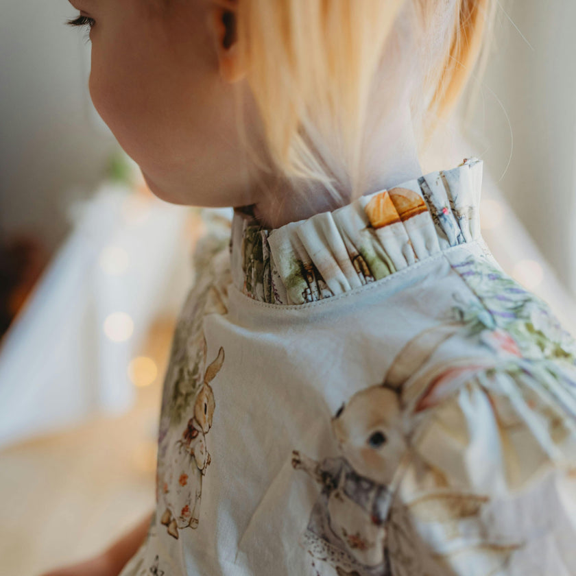 Aoki Dress-Bramble Rabbit Short Sleeve