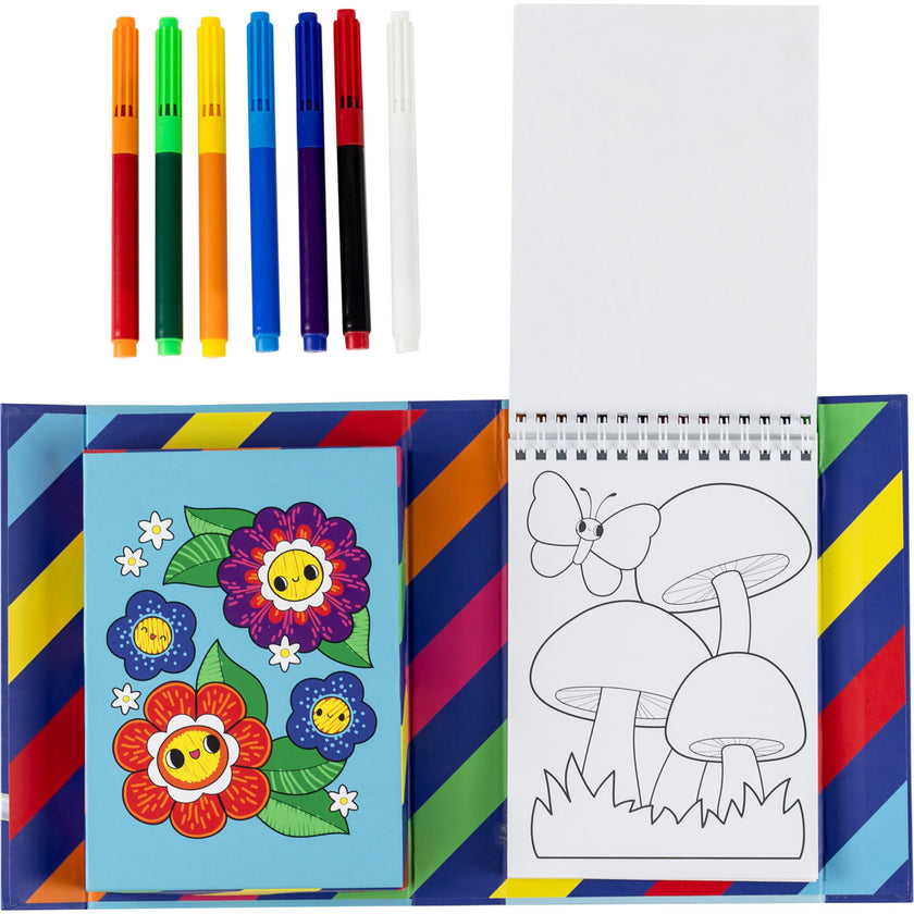 Tribe: Color Change Coloring Set - Garden Friends Activity Set