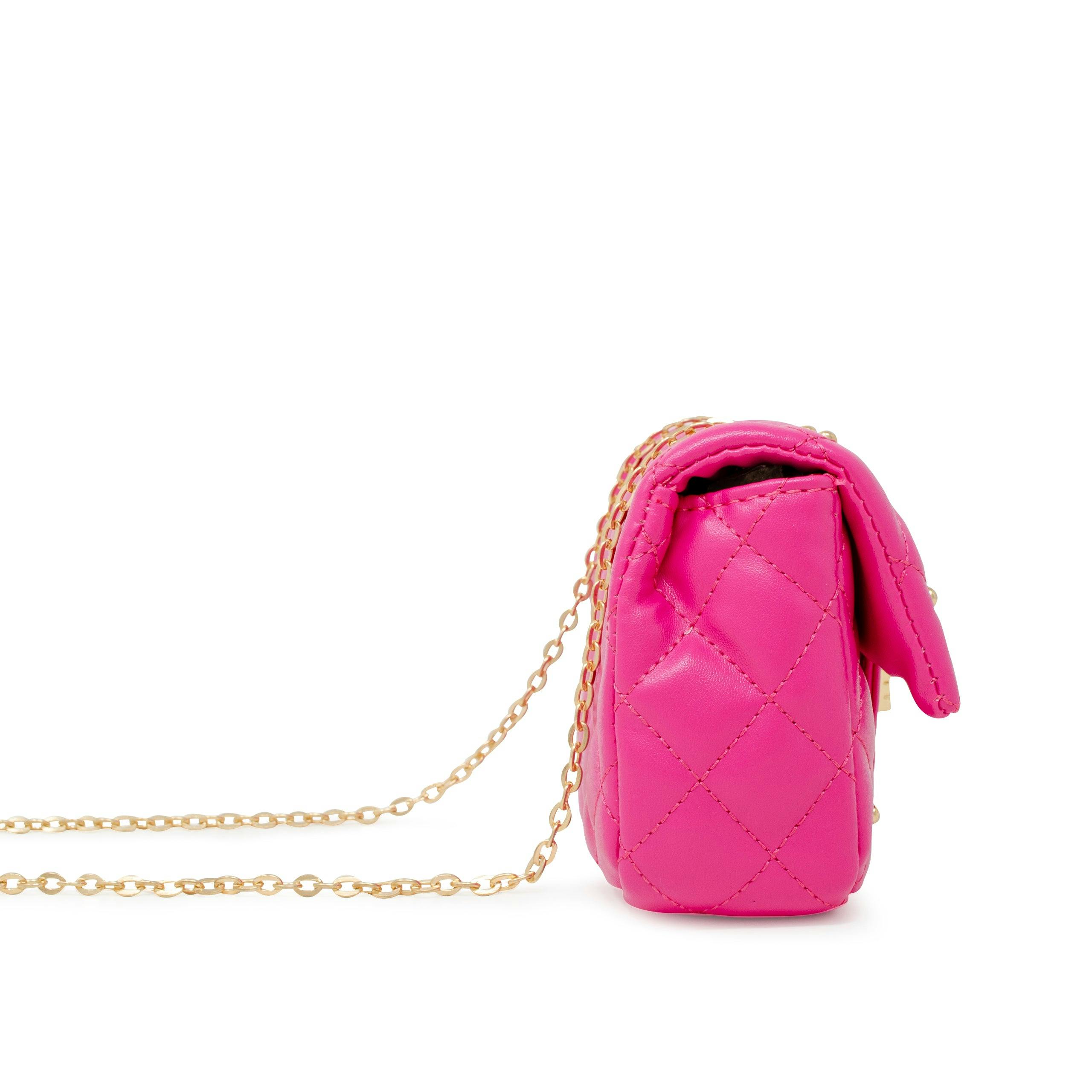 Classic Quilted Stud Flap Mini Handbag