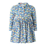 Travel Print Jersey Dress