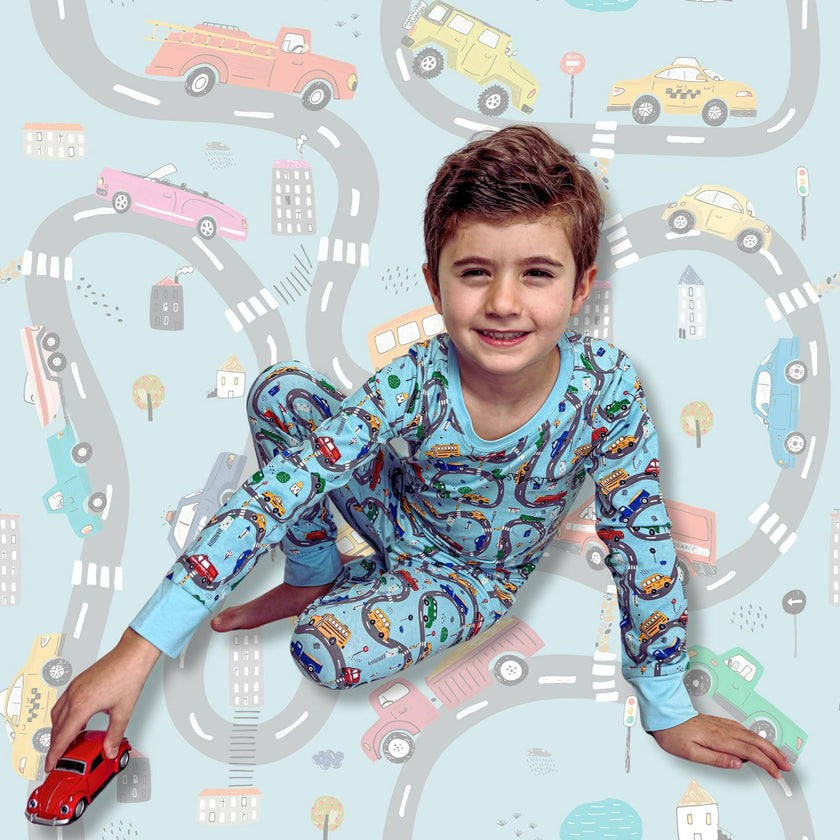 Print Long Sleeve Pajamas