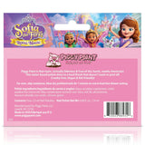 Sofia the First Bundle - Kids Non-toxic Nail Polish & Nail Art Stickers