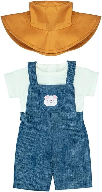 Careers Collection - Farmer Doll Outfit with Overalls & Hat for 15" Baby Dolls