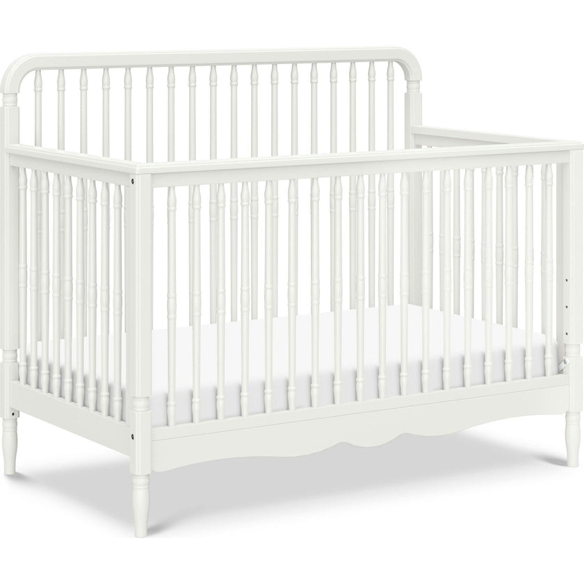 Liberty 4-in-1 Convertible Spindle Crib in Warm White