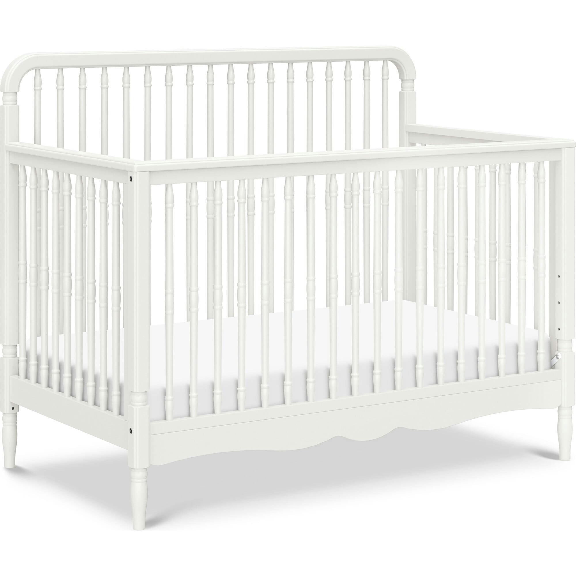 Liberty 4-in-1 Convertible Spindle Crib in Warm White