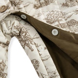 Country Toile Quilted Jumpsuit