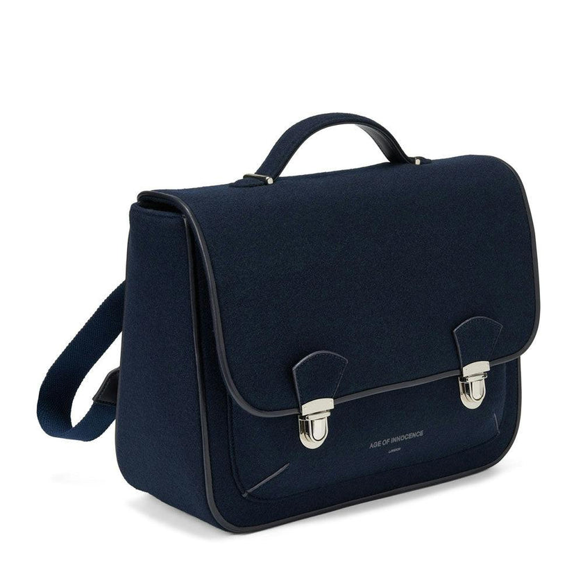 Boston Wool School Bag
