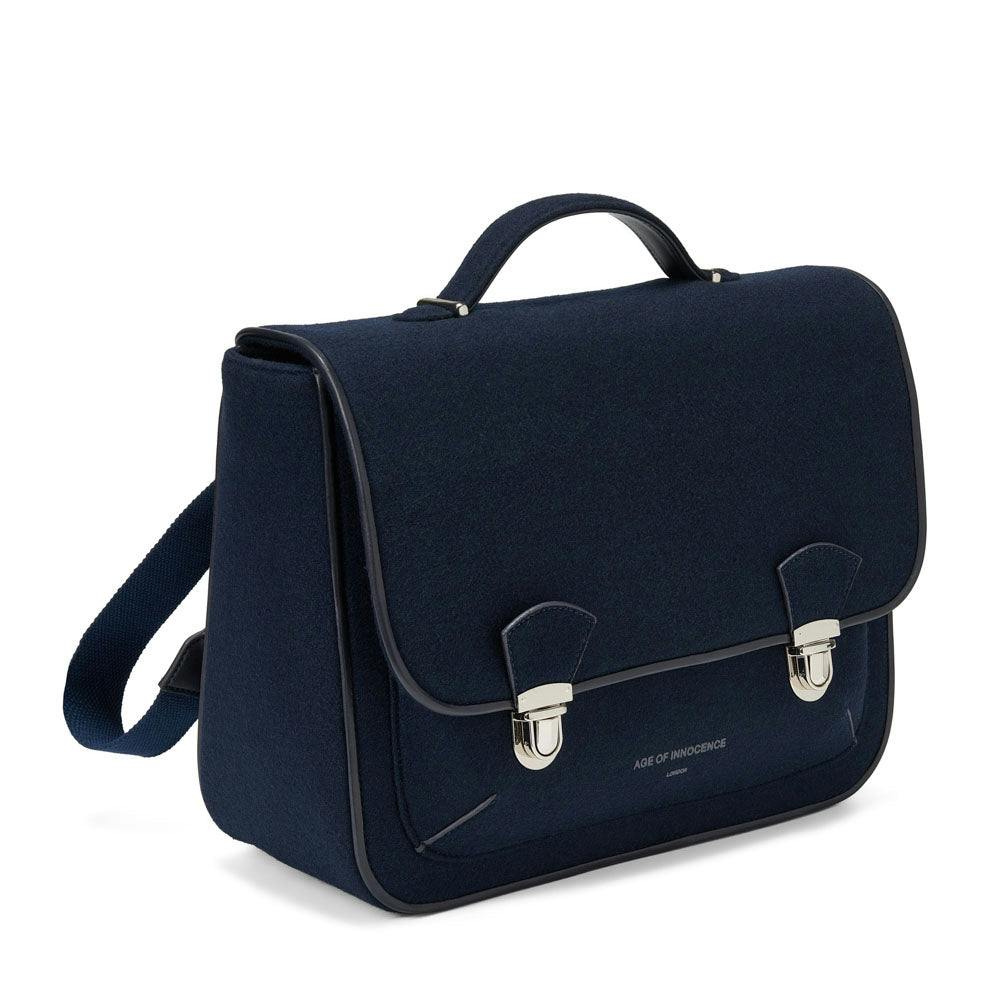 Boston Wool School Bag