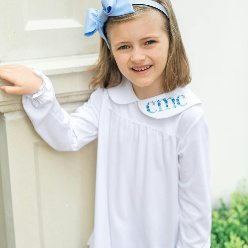 Morgan Longsleeve Peter Pan Collar Top