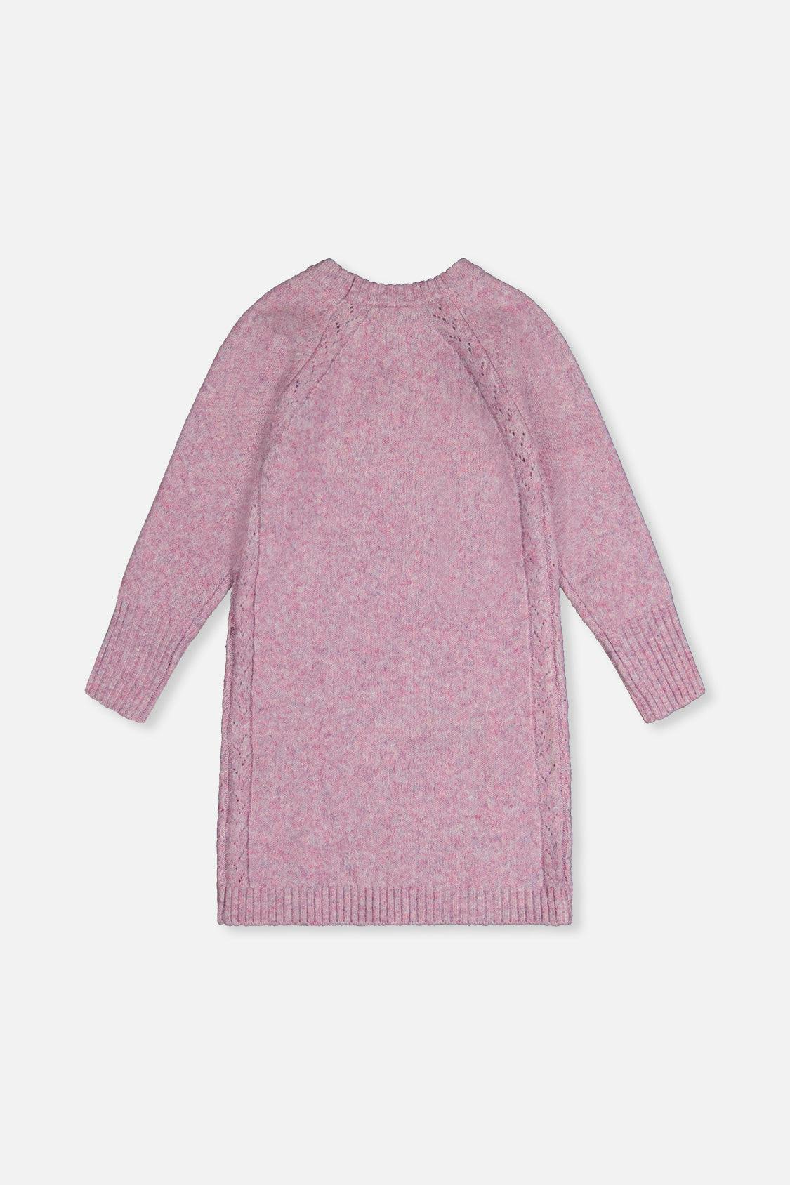 Poodle Knit Dress Lavender