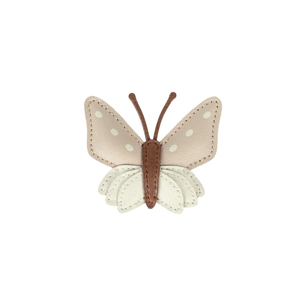 Zaza Sky Hairclip | Butterfly | Powder Metallic Nubuck