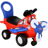 Marvel Lights 'N' Sounds Spidey Activity Plane Ride-On Toy