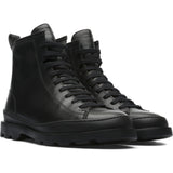 Women's Lace Up Brutus Boot, Black