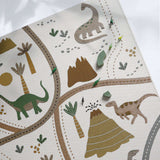 Flat Woven Graphic Print Rectangular Play Rug