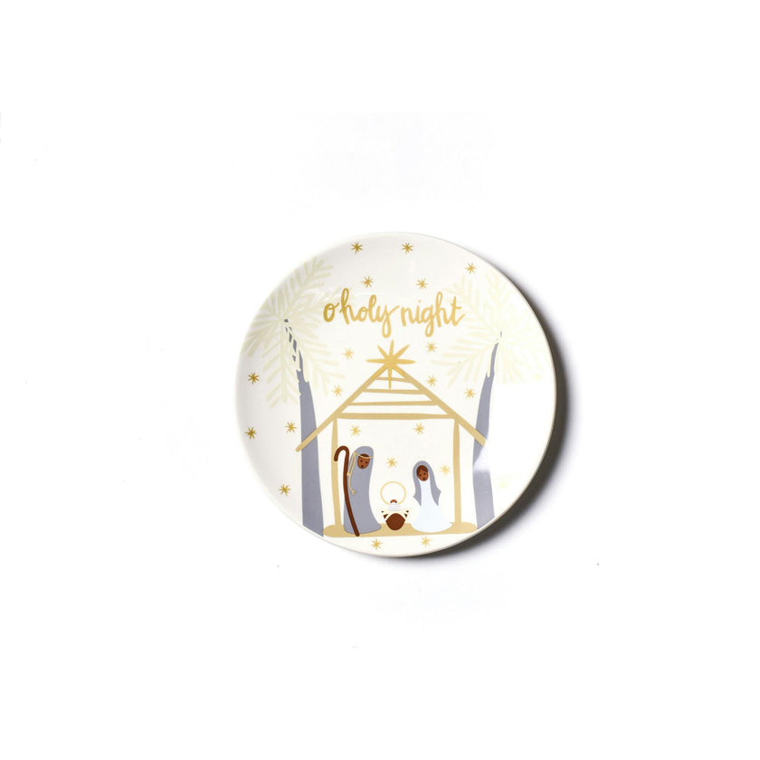 Brown Skin Nativity Salad Plate