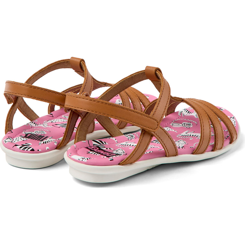 Right Sandals, Medium Brown