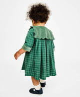 Gigi Dress, Green Holiday Plaid