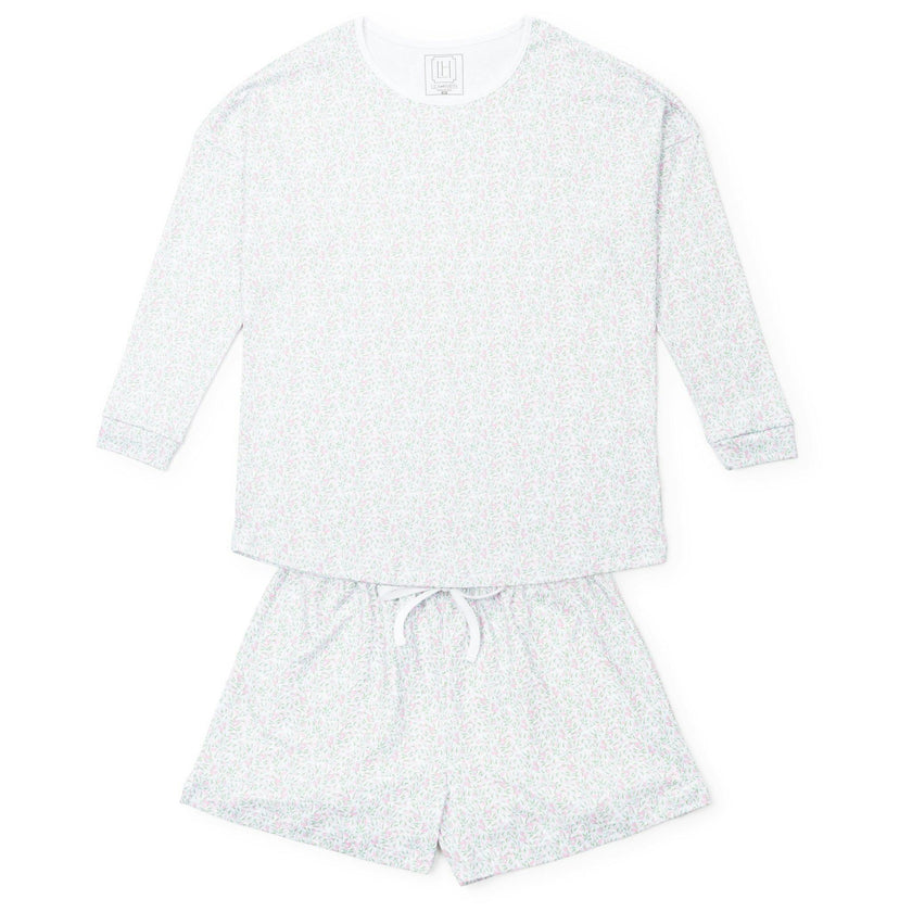 Anna Women's Longsleeve & Short Set - Garden Soiree