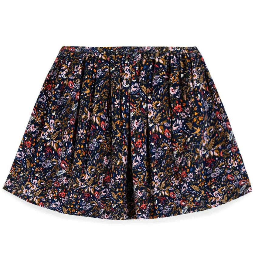 BONTON Autumn Floral Framboise Skirt