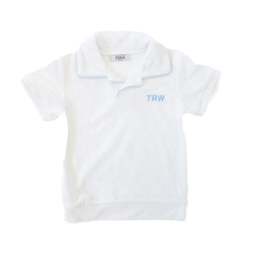 Custom Embroidered Terry Polo Shirt