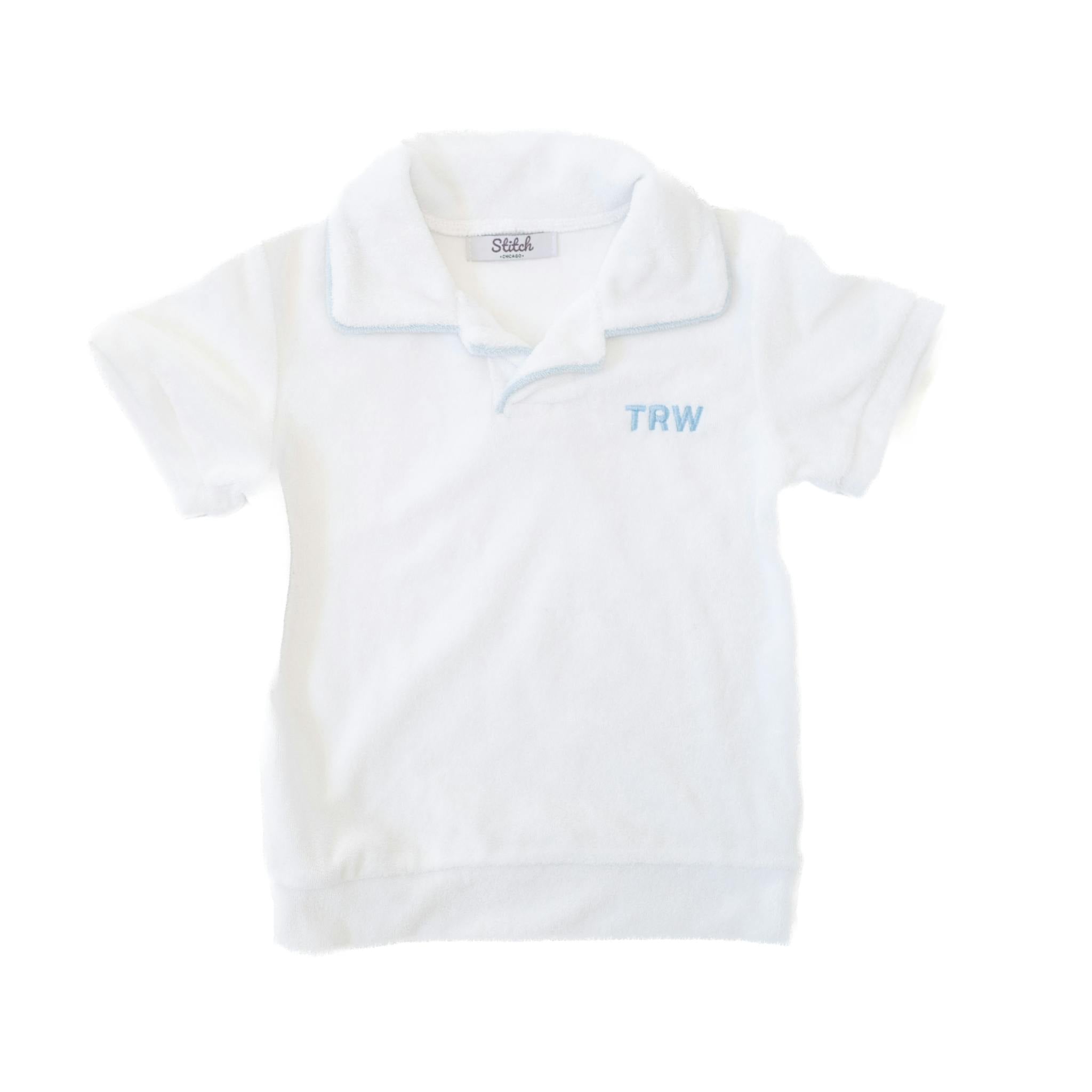 Custom Embroidered Terry Polo Shirt